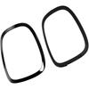 For MINI For COOPER F55 F56 F57 Black Headlight Trim Ring Left Right Headlight Ring Bezel Trim Surround Cover Rear Light Frame