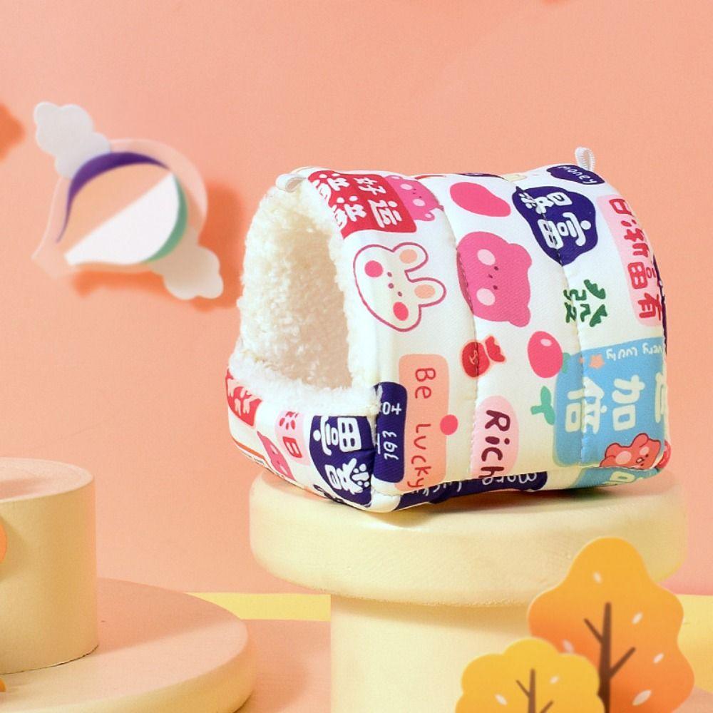 Cartoon Hamster Cotton Nest Thickened Ferret Hideouts For Hedgehog Ferret Golden Bear