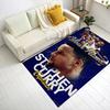 Golden State Warriors Points Celebration Customizable Name Carpet Suitable for Playrooms Kitchen Entryway Bedrooms Anti-slip Rug Anime Office Decor