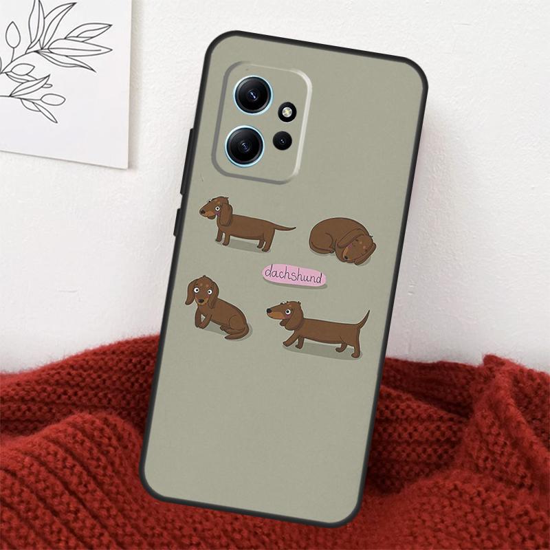 Dachshund Dog Case For Xiaomi Redmi Note 13 9 10 11 12 14 15 Pro Plus Cover For Redmi 15 C 12C 13C 14C 10C
