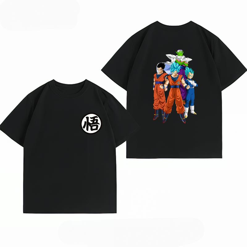 Dragon Ball Super Z Fighters Print Tshirt Goku Logo Casual Short Sleeve Cotton Anime Streetwear Unisexs Tshirt