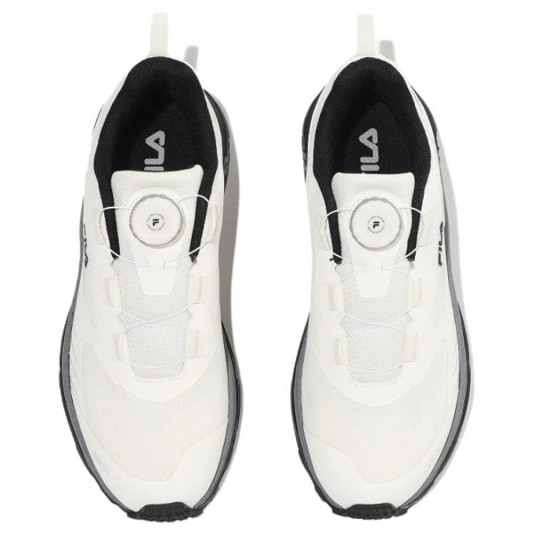FILA Float Abrasion Resistant Abrasion Resistant Low top Running Shoes Unisex White 1RM02868G100