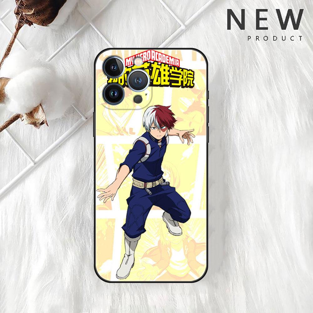 Чехол My Hero Academia для Apple iPhone 14 Pro Max 13 11 12 Mini SE 7 8 Plus X XS 6 6S силиконовый чехол для телефона мягкий TPU Funda