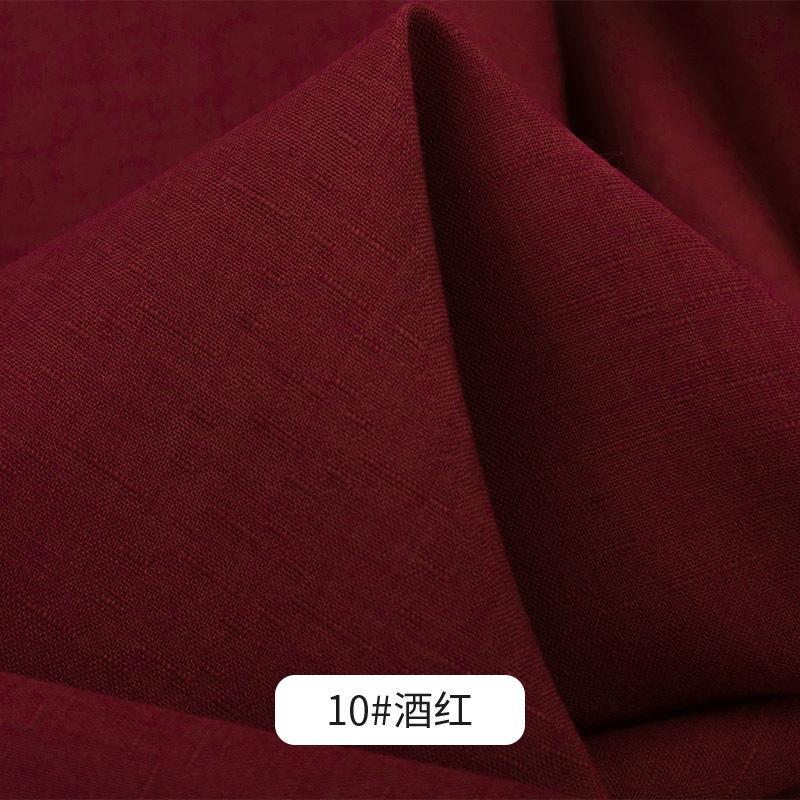 45x140см Однотонная Хлопково-Льняная Тонкая Ткань Ручной Работы Одежда Платье Бамбуковый Слаб DIY Шитье Платье Фон Материал для Рукоделия