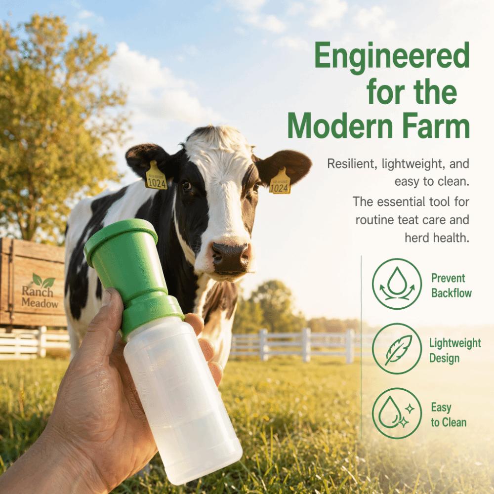 Plastic Teat Dip Cup Durable Cow Teat Cleaning Cup Good Experience Nipple Dip Cup Goat