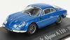 Миниатюрная модель автомобиля Renault Alpine A110, масштаб 1:43, 1969 г. (Черные колеса) с чехлом