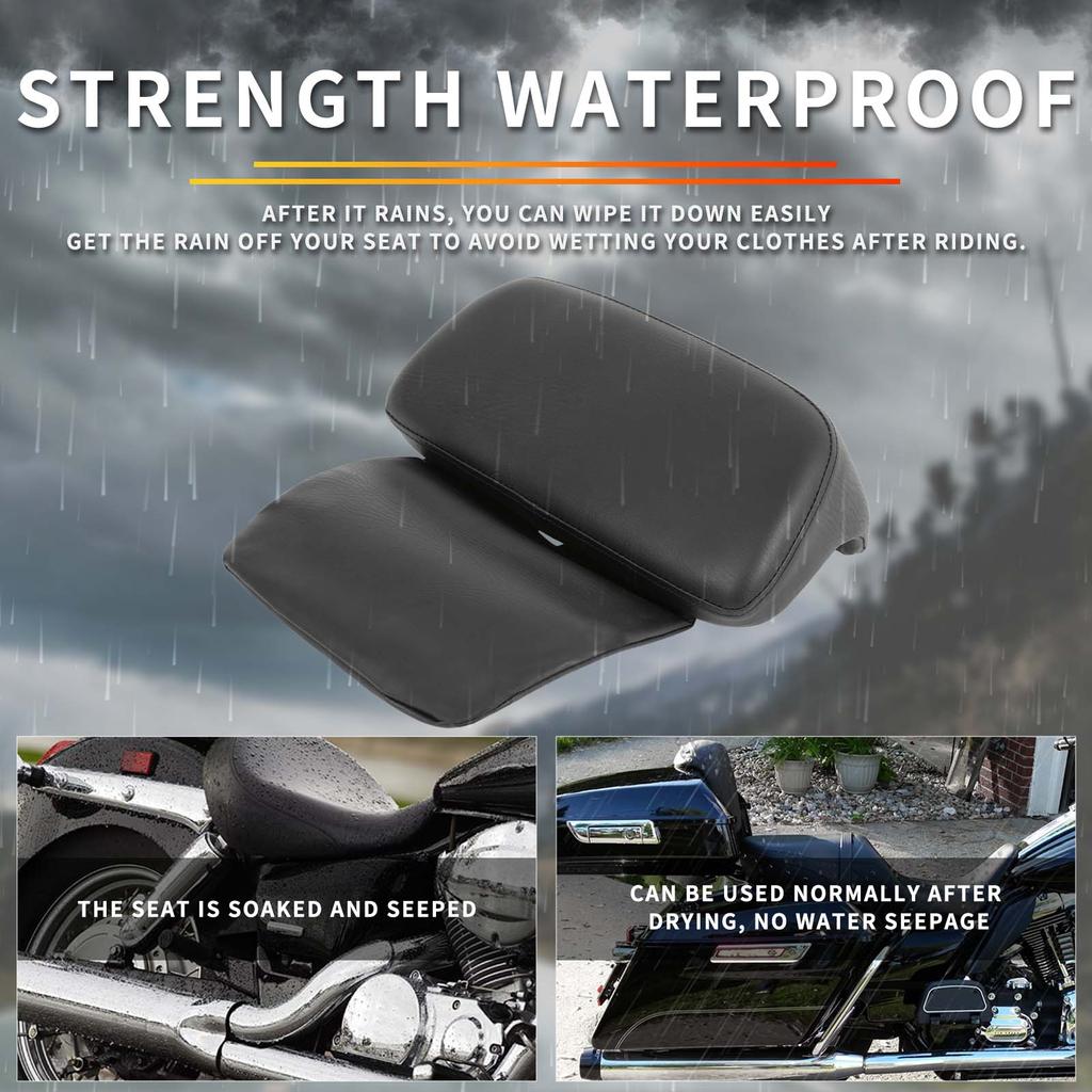 1 комплект, универсальная подушка для спинки мотоцикла, подушка для Honda Yamaha Suzuki Harley Bobber Chopper Crusier