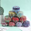Candy Box Drum-Shaped Cookie Box Party Supply Tea Pot Tin Box Jewelry Box