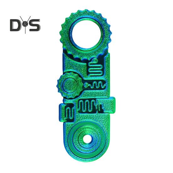 3D-печатная игрушка-кольцо для снятия стресса и беспокойства, 5-в-1, вращающаяся шестерня, сенсорная игрушка для детей и взрослых, портативная для путешествий, осознанная медитация, вращение кончиками пальцев