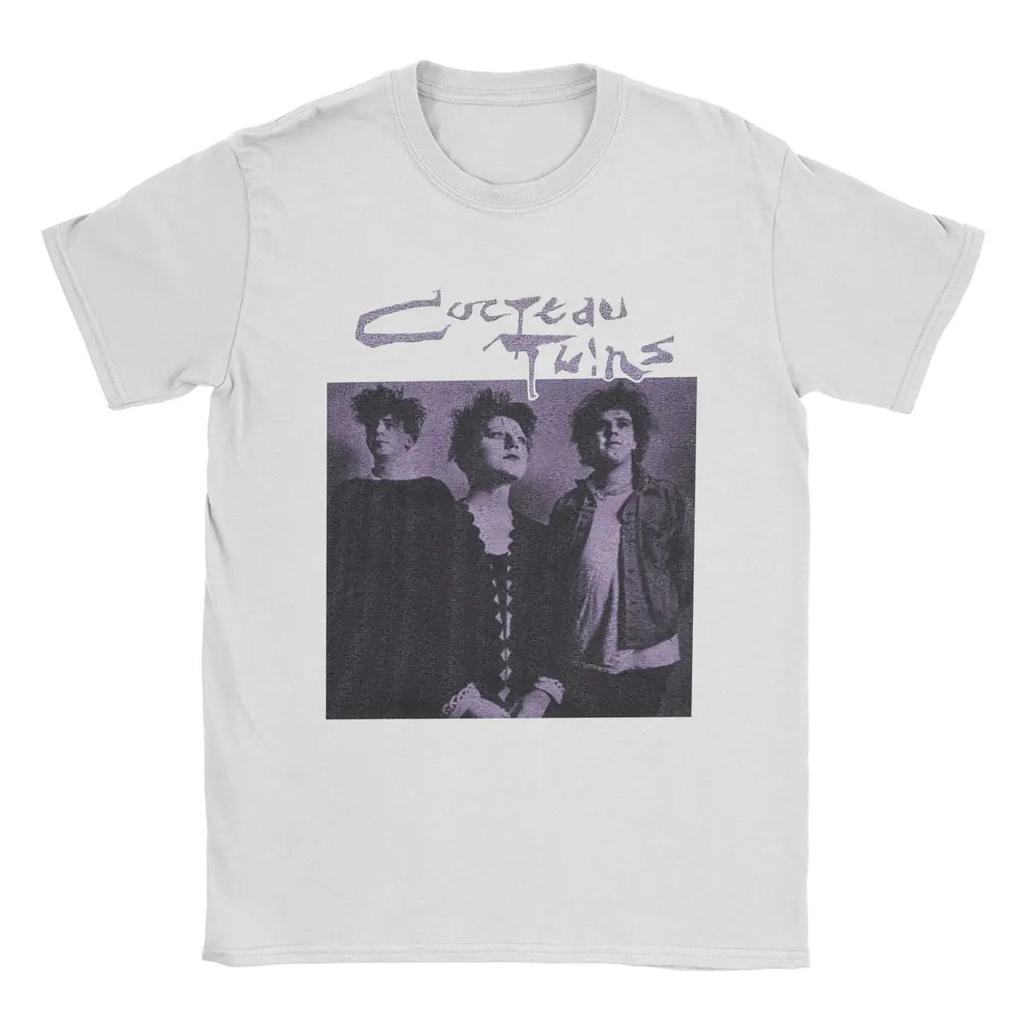 Awesome Cocteau Twins T-Shirts for Men Crewneck Pure Cotton T Shirts Short Sleeve Tees Printed Clothing