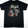 Футболка с коротким рукавом унисекс группы Styx, винтажная, размеры от S до 5XL