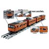 TAKARA TOMY Plarail Real Class 201 Series Пригородный поезд Запад (JR Оранжевый)