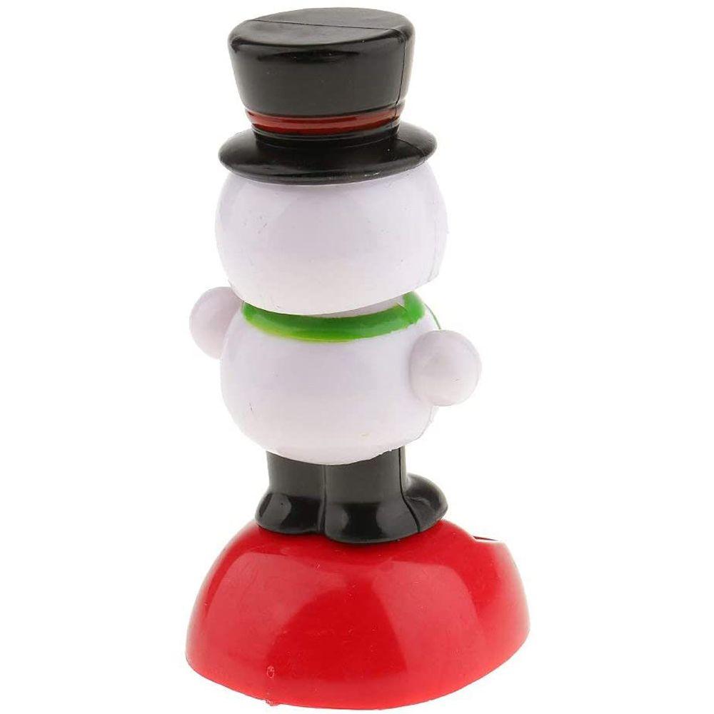 Head Dancer Car Decoration Santa Claus Christmas Snowman Solar Dancing Doll Swinging Bobble Toy