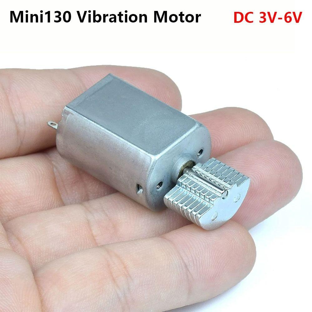 1Pcs 20mm Mini 130 Vibration Motor Mini 130 20mm Vibrating Motor for DIY Toy Model Feeder Machine
