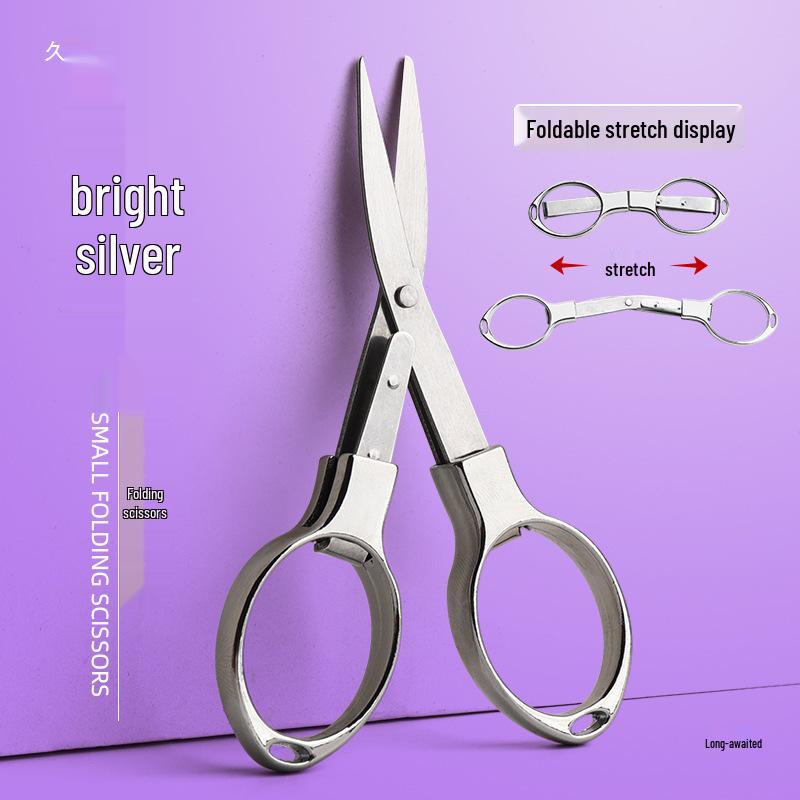 Foldable Stainless Steel Scissors and Pliers for Fishing and Badminton Strings