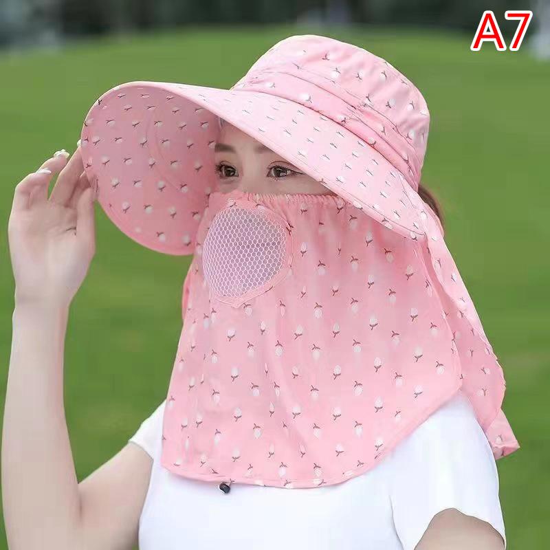 Летняя быстросохнущая кепка для рыбалки с защитой от ультрафиолета, защитная крышка для лица и шеи, для рыбалки на открытом воздухе, для велоспорта, съемный козырек, женская панама