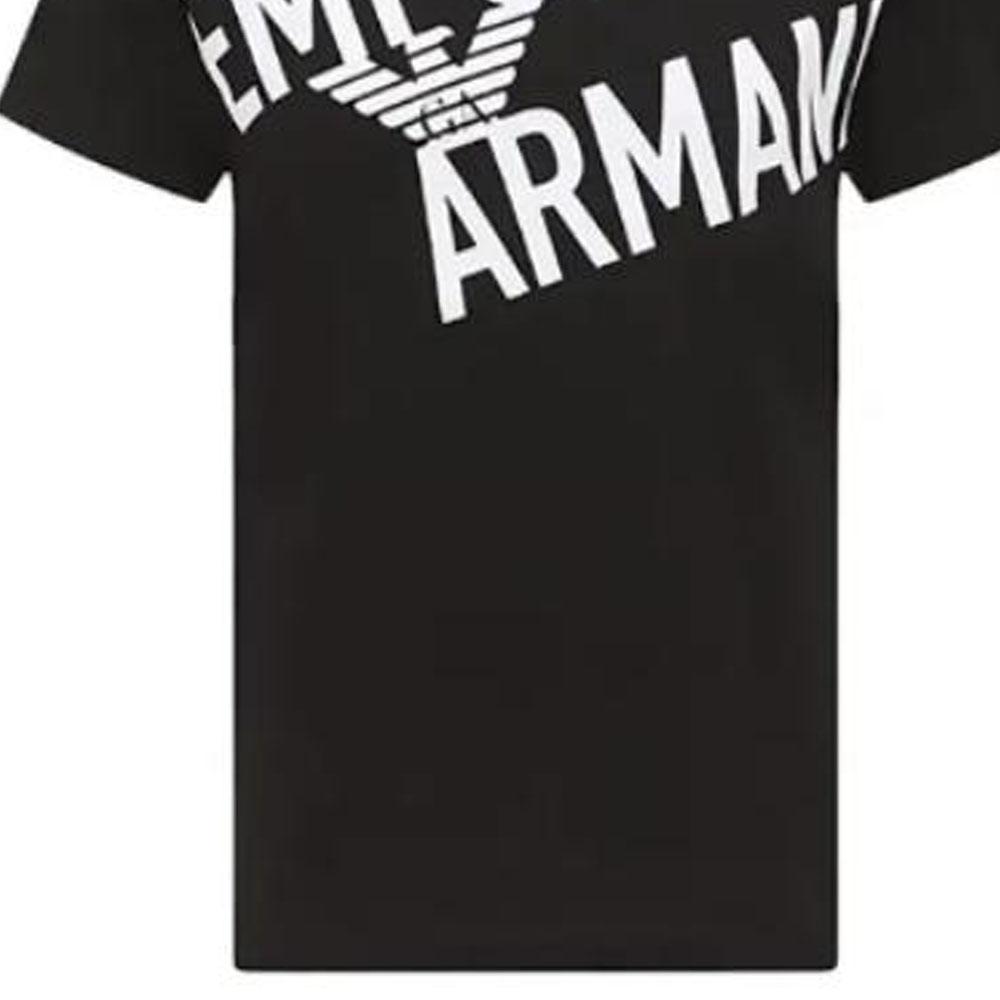EMPORIO ARMANI SS23 Regular T Shirt Men's Black 211818-3R476-21921