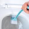 Durable Long-Handled Toilet Brush Set with Soft Bristles and Stand