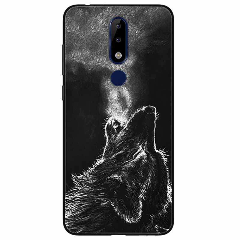 Для Nokia 5.1 Plus Чехол Мягкий Силикон Мультфильм Модный ТПУ Чехлы для Телефона для Nokia X5 Обложка 5.1Плюс Милый для NokiaX5 Защитный