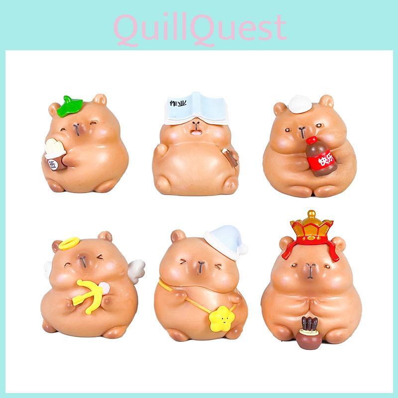 Capybara Blind Box Pvc Figure With Assembleable Features For Anime Collectors