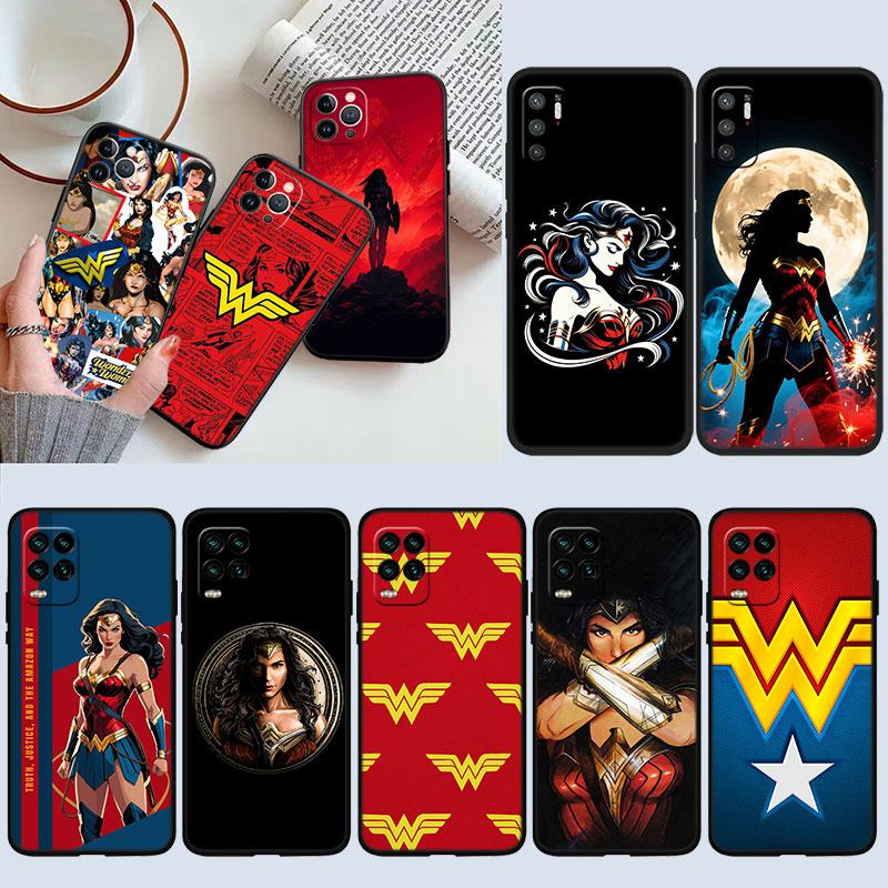 TR35 Wonder Woman New High-End Shell Phone Case for Redmi Note 10 11 12 Pro Max 10S 10C 10T 11A 11S 12S 12C