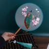 Handheld Chinese Style Fan Chinese Style Silk Fan Ancient Embroidery Fan Home Decor