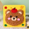 6 шт. Набор для вышивки кукол своими руками, мультяшные животные, проекты по шитью, пряжа, фетр, животные, поделки для детей-новичков