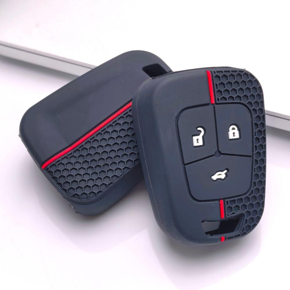 Силиконовый чехол для брелока Chevrolet Cruze Aveo Orlando Captiva Spark для Opel Astra J Insignia Corsa D/E Antara Zafira Mokka, 3-кнопочный складной пульт