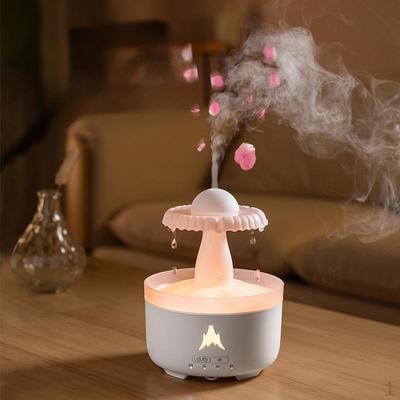 Диффузор эфирных масел UFO Raindrops Mist Humidifier 3 таймера США 110 В вилка автоматическое выключение 350 мл с 7