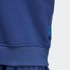 Adidas Женская толстовка Originals Blue Version Crew с принтом логотипа, длинными рукавами и круглым вырезом IB4551
