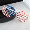 1/5/24Pcs Independence Day Glasses Flag Set Red White Blue Star Striped Pattern Shutter Glasses American Flag 4th of July Party Favorite Accessory Kit