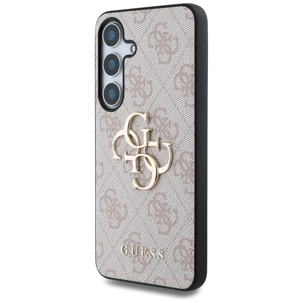 Etui Do Samsung Galaxy S25 Różowe Guess Big 4G Logo Classic Logo