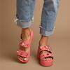 Crocs EVA Платформенные сандалии Женские сандалии Красные 210676-6XF