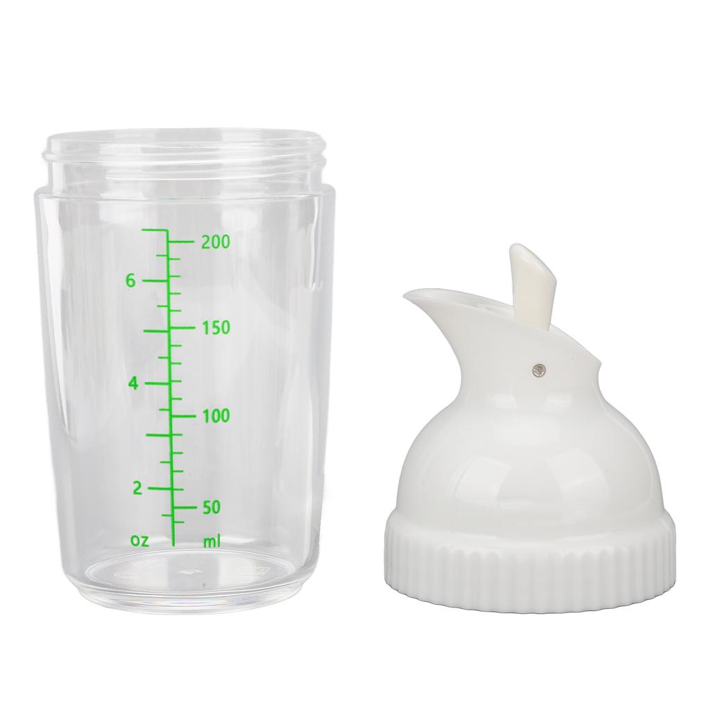 Шейкер для салатной заправки 200 мл, не содержит БФА, предотвращает протекание, банка для салатной заправки с крышкой для кухни