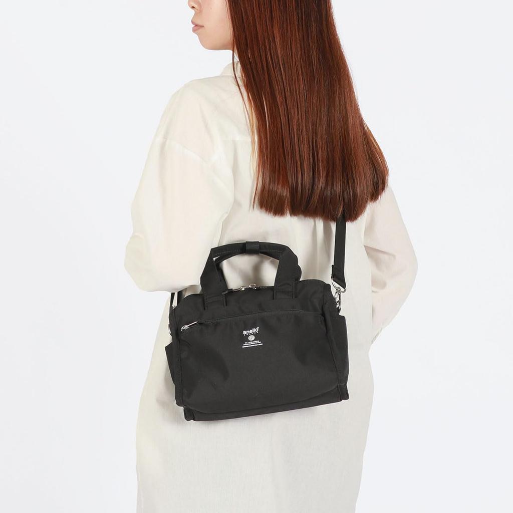 Мини Сумка Boston Кабина Серо-Бежевая [Anello Grande], Легкая/Водоотталкивающая/Много отделений/Двусторонняя GTM0177Z,