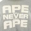 A Bathing Ape Свитшот-тренер с длинным рукавом, двусторонний, серый, мужской, б/у