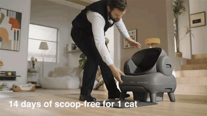 Neakasa M1 Neabot Открытый самоочищающийся автоматический кошачий туалет без запаха Самозащищающаяся песочница для кошек Умный кошачий туалет