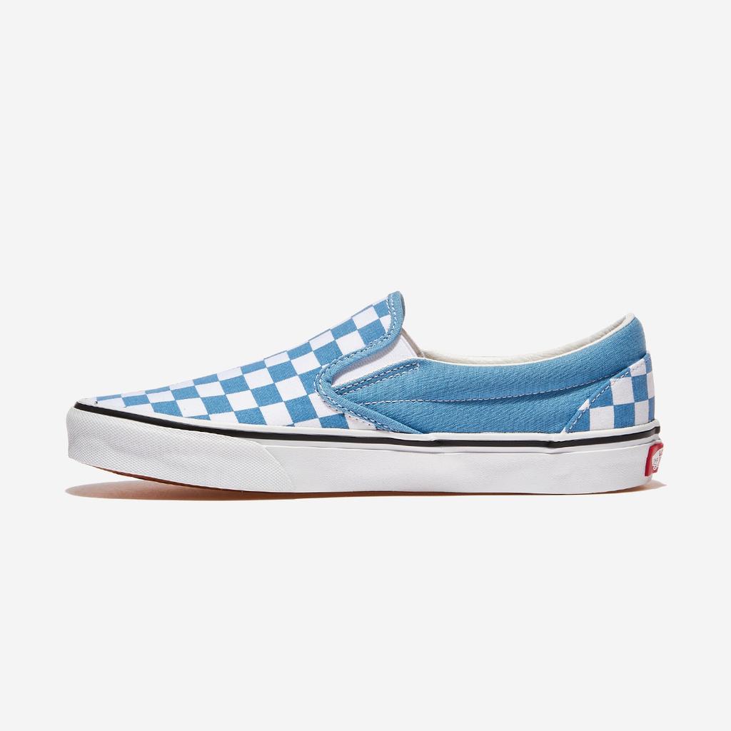 Vans Классические туфли-лодочки - Color Theory Checkerboard Heritage Blue, VN000D6BE2W, 1010112765, популярная корейская обувь