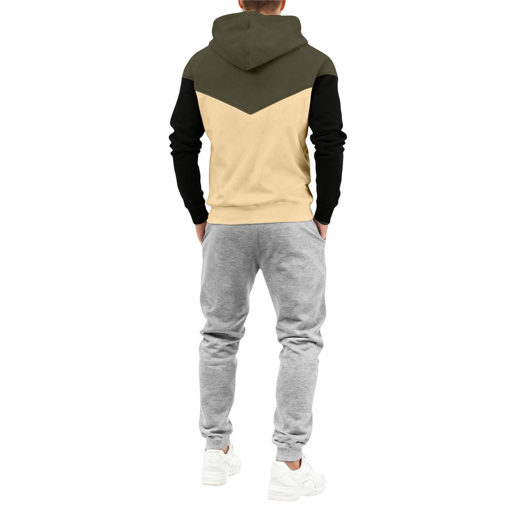 Мужской спортивный костюм с капюшоном на осень/зиму