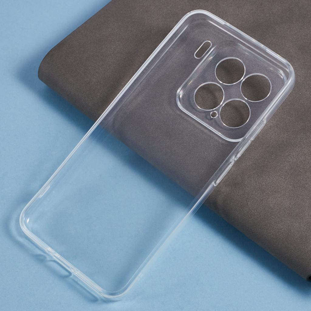 Прозрачный чехол для Xiaomi 15 Ультратонкая гибкая задняя крышка из ТПУ
