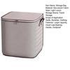 Wardrobe Storage Basket Zipper Closure Handle Closet Clothes Storage Bag with Organizer Housemoving Package