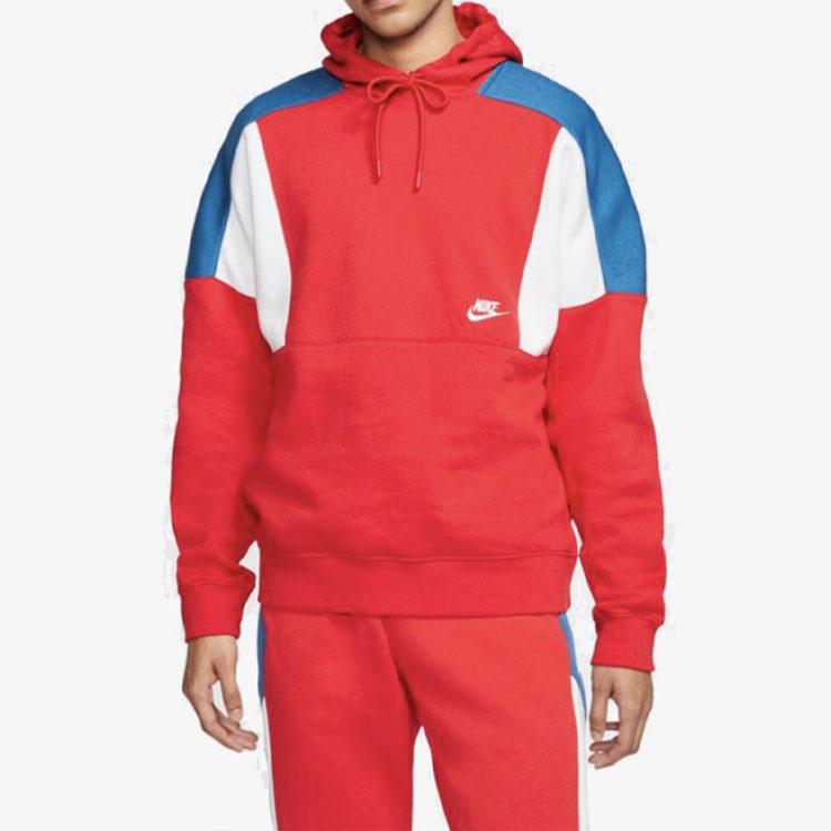 Nike NSW Fleece Hoodie Men Tops Red CK4544-657