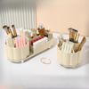 Cosmetics Storage Box Rotating Pen Holder Dressing Table Desktop Large-capacity Makeup Brush Lipstick and Eyeshadow Shelf