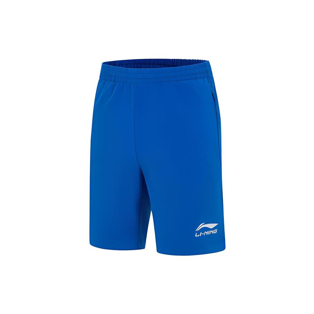 Li Ning Plain Lightweight Quick-Dry Breathable Sports Training Shorts Men Shorts Blue AKSS455-2
