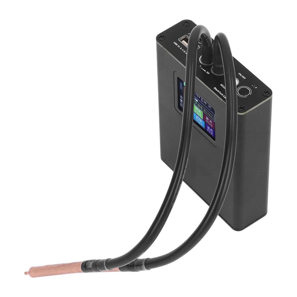 Мини-комплект для точечной сварки с портативным ЖК-дисплеем и аккумулятором емкостью 5000 мАч для листового металла толщиной 0,25 мм