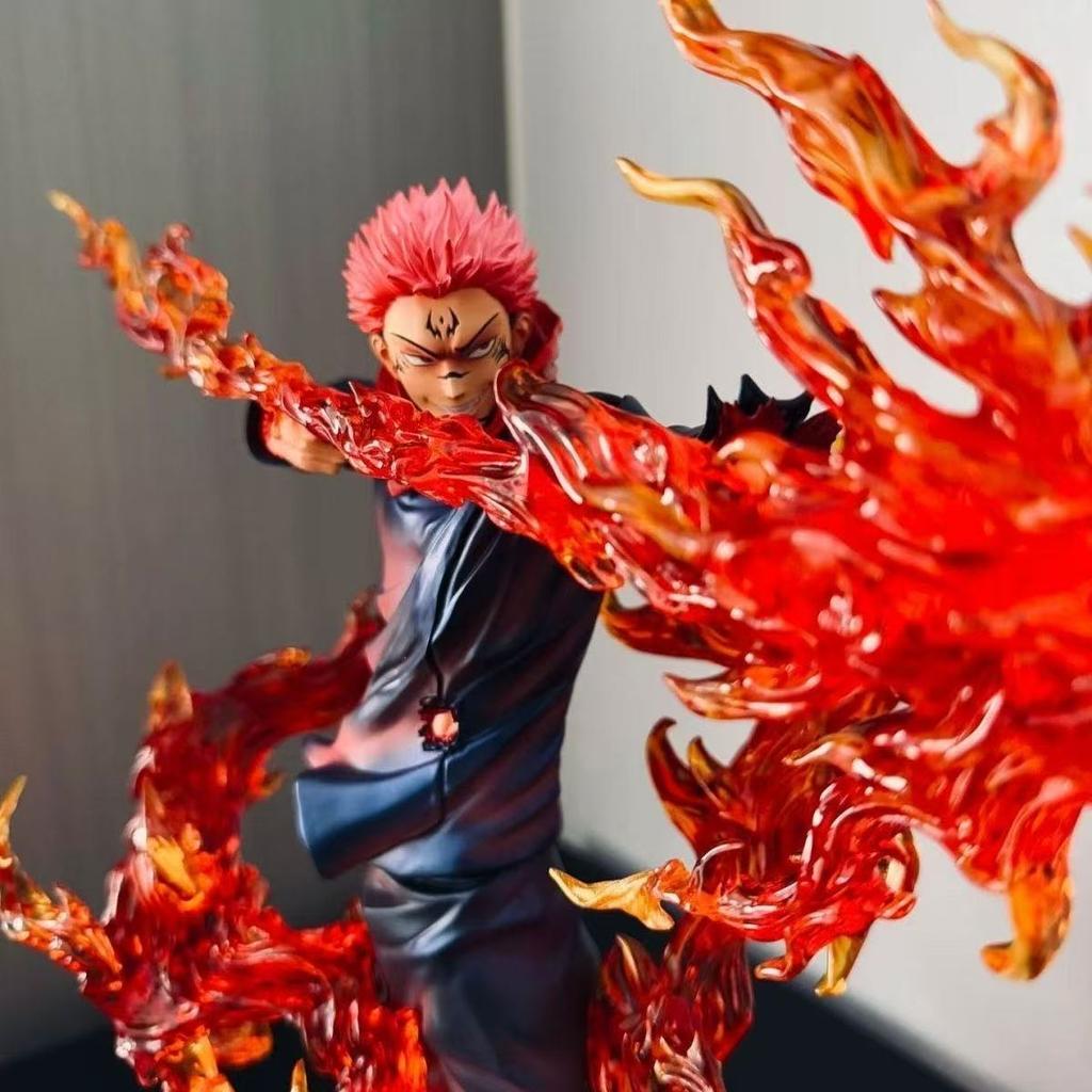 28см Аниме Фигурка Jujutsu Kaisen Лорд Проклятий Сукуна Фигурка Действия Коллекционная Фигурка ПВХ Модель Кукла Игрушки Подарок