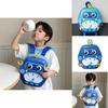 Cute Eggshell Backpack With Robot Print Designfor Preschool Use