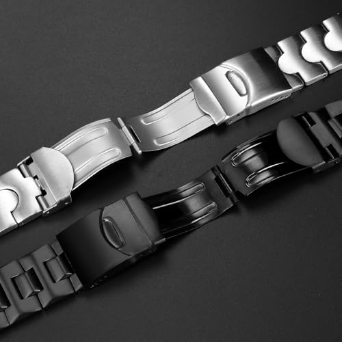 ZHUOLEI Запасной ремешок для часов из нержавеющей стали для часов Swatch 17 мм и 19 мм (Включает 3 шпильки, инструмент для снятия и коробку)