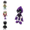 Очаровательная коллекция 10-дюймовых плюшевых игрушек Teen Titans Go с Робином, Рэйвен и Киборгом