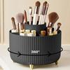 Makeup Brush Holder Organizer 5 Slot 360° Rotating Makeup Brushes Desktop Storage Organizers for Vanity Desktop Bathroom Office
